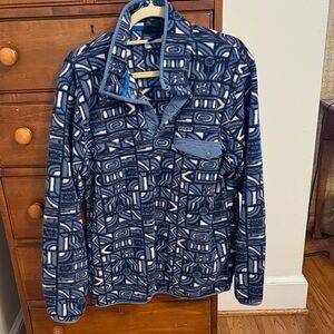 Patagonia Blue Patterned Men's Sweater